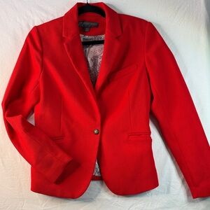 Fenn Wright Manson Studio Vibrant Red Tailored Single-Button Blazer